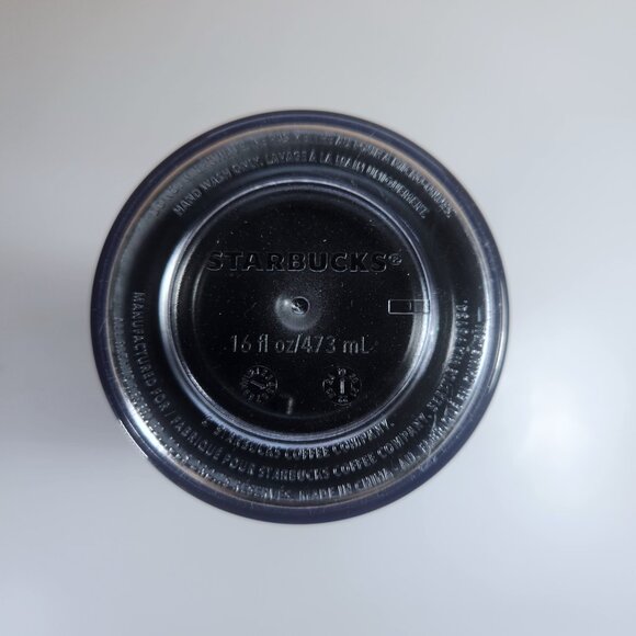 Starbucks Tumbler Cup Holiday 2019 Green Glitter Travel Mug 16oz Hot or Cold - Picture 8 of 10